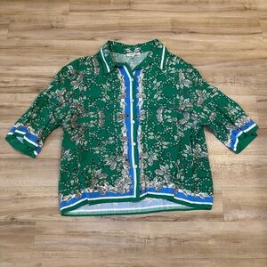 Max Studio Button Up Blouse Size Small